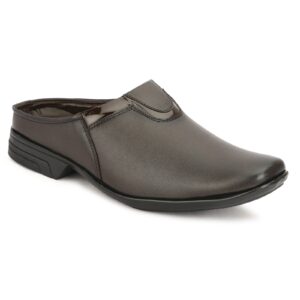 brown half shoe for men