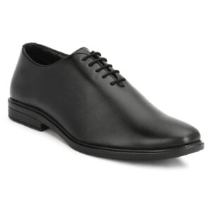 vegan leather black shoe for men